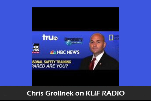 Chris Grollnek interview discussing Hero911 app on KLIF radio